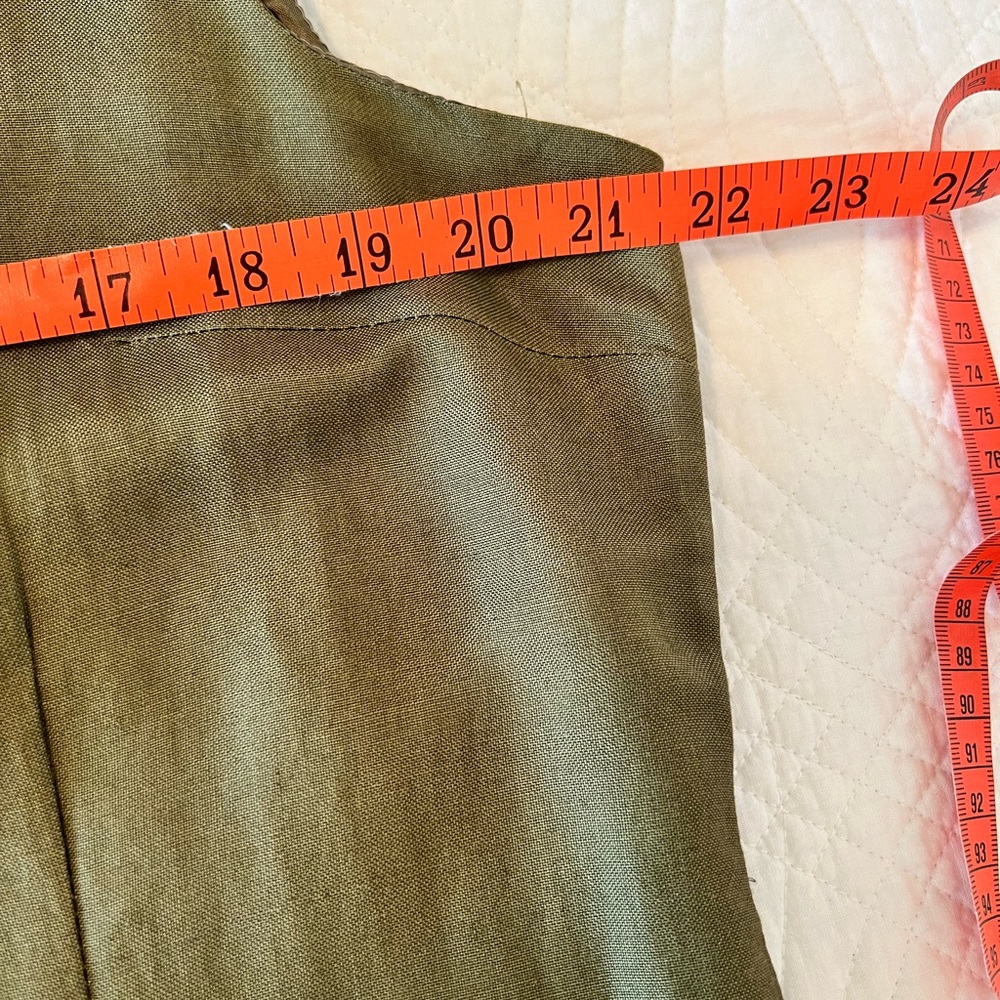 NWT! APPRAISAL Sleeveless Olive Fully-lined Sheath, SZ 16 - Picture 10 of 14
